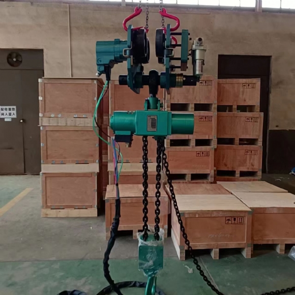 HQ3证件齐备气动葫芦 3吨提升可靠风动葫芦 双链承重